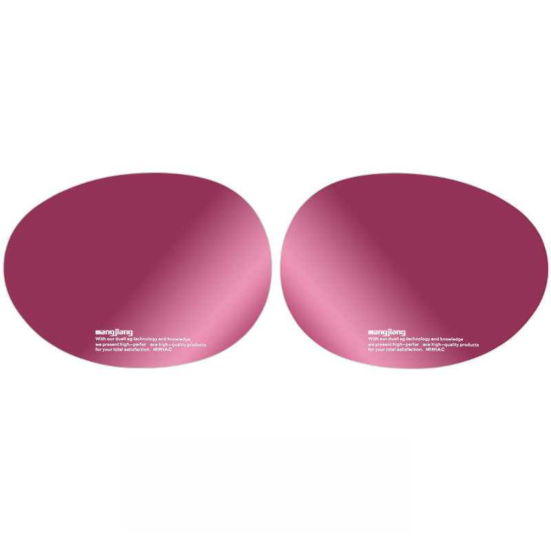 MINI Rearview Mirror Film – Anti-Glare & Rainproof Protection F series ice purple Evfuns