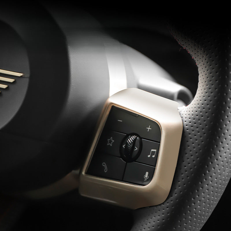 MINI Steering Wheel Button Decorative Cover Evfuns