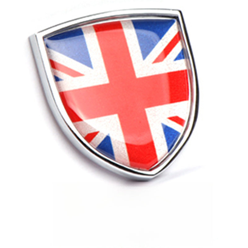 MINI Cooper Creative Metal Emblem Stickers – Universal Body/Window Badge Red Rice Evfuns