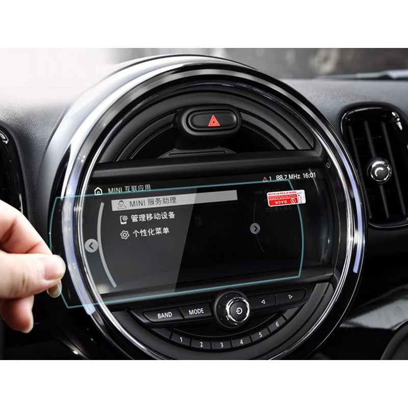 MINI Cooper F60 Dashboard & Navigation Screen Protector – Tempered Glass Film Evfuns