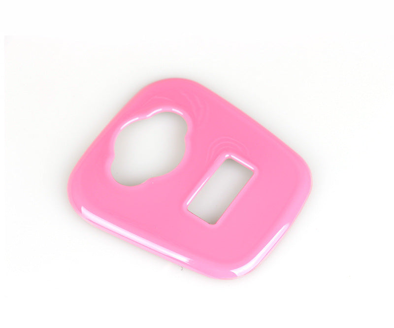 MINI Cooper F55/F56 USB Panel Trim – Cigarette Lighter Decor Sticker Special for F55/F56 (Pink) Evfuns