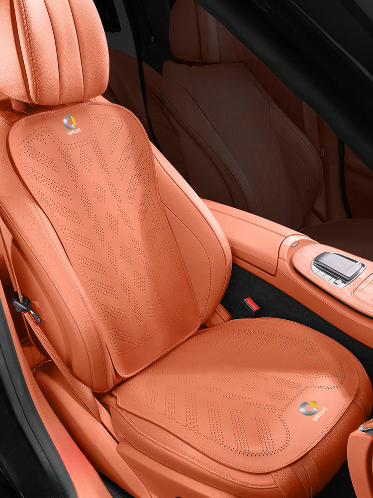Smart # 1 # 3 # 5 Napa Leather Seat Cushion | All-Season Car Seat Cover Evfuns