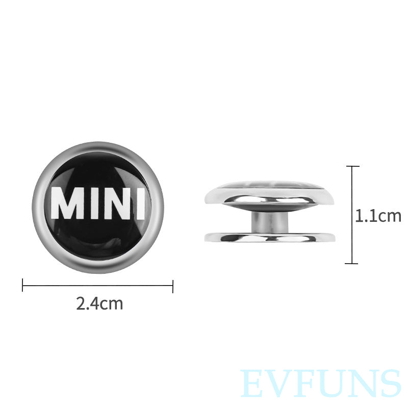 MINI Cooper Car Hook | Aluminum Alloy Adhesive Utility Hanger Evfuns