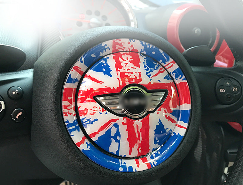 MINI Cooper R56 R60 Steering Wheel 3D Gel Sticker – Dome Emblem Decal Evfuns