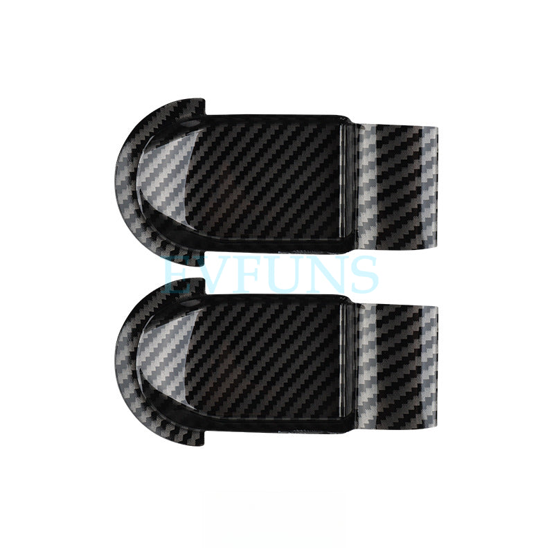 MINI J01/J05 Interior Door Handle Cover – Electric Cooper / ACEMAN Trim [Carbon Fiber Pattern] Exclusive for J01 Evfuns