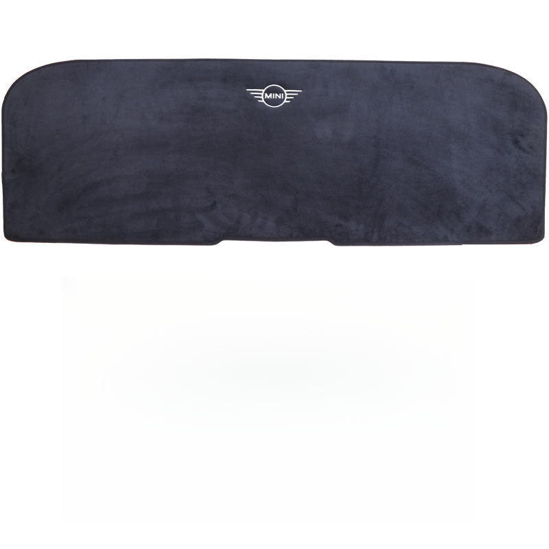 MINI Cooper Countryman Winter Plush Seat Cushion Set – 3PCS Warm Interior Pad Rear one-piece mat (black) single piece