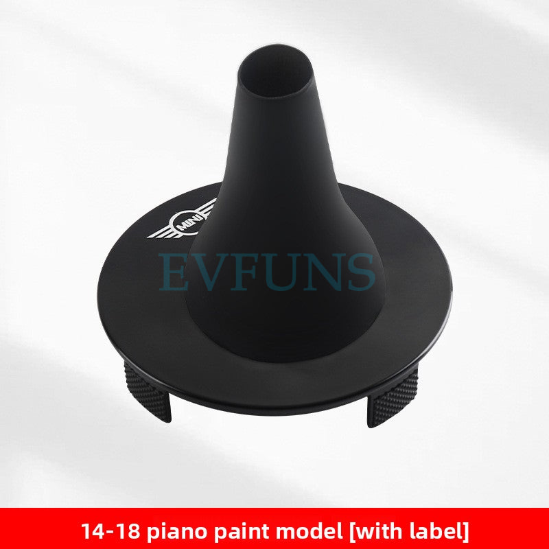 MINI Cooper Gear Shift Dust Cover – Interior Trim Protector 14-18 Models [Gear Dust Cover [Piano Black - With Logo]
