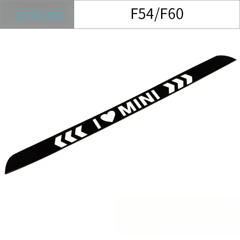 MINI Cooper High-Mount Brake Light Decal – F55 F56 F60 F54 R56 R60 Styling Sticker I LOVE MINI【F54/ 60】 Evfuns