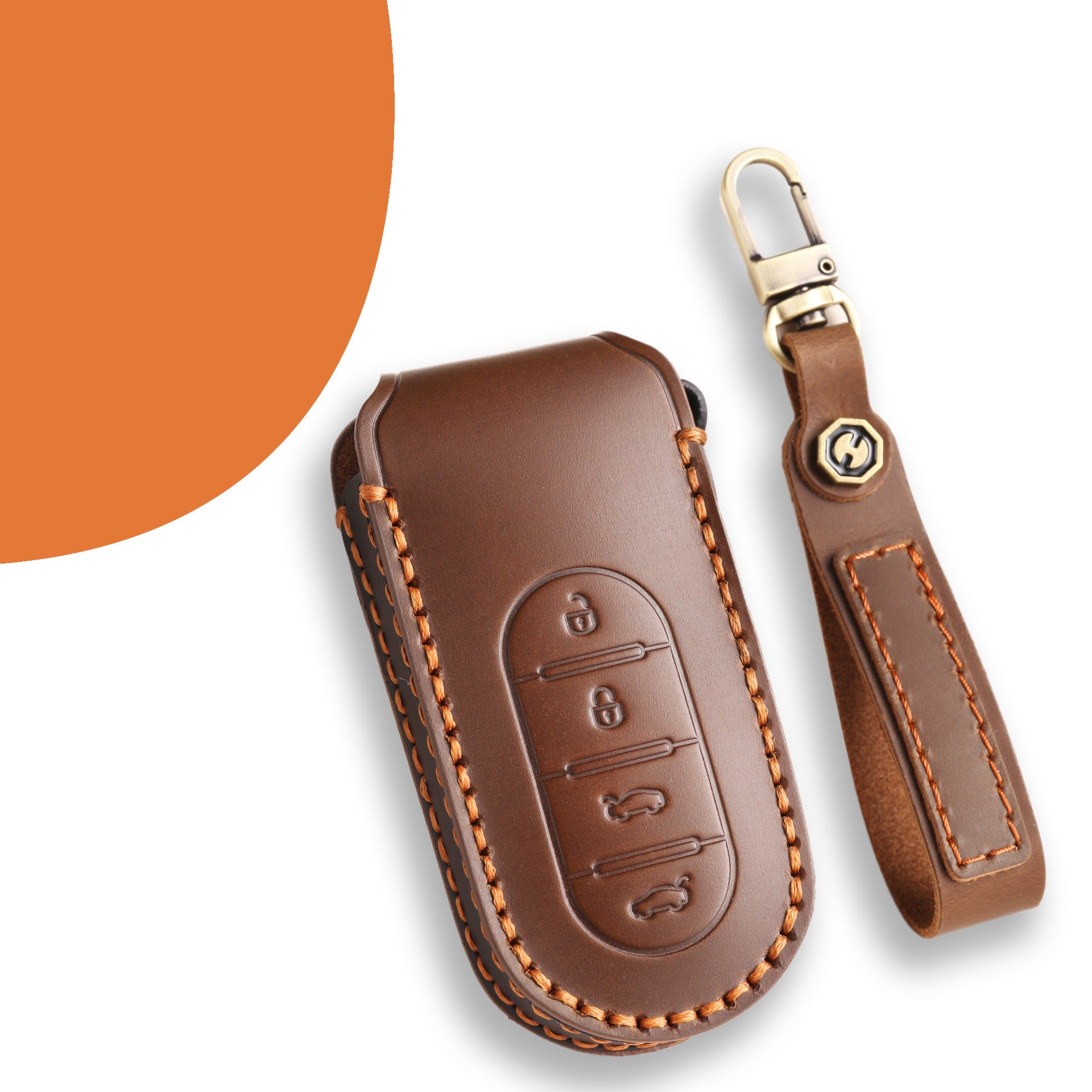 2024 Smart # 5 Key Fob Cover – Protective Leather Case for Electric Vehicles