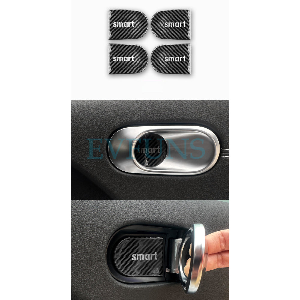 Smart # 1 & # 3 Dashboard Air Vent Cover Stainless Steel Trim Evfuns
