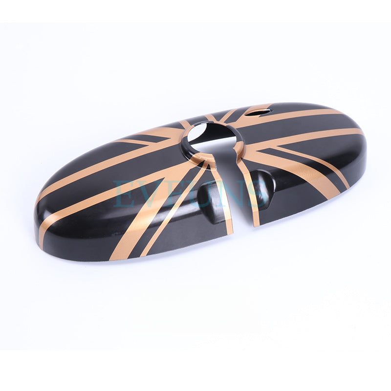 MINI Cooper R55/R56/R60 Rearview Mirror Cover – Interior Trim Upgrade Golden Rice Style Evfuns