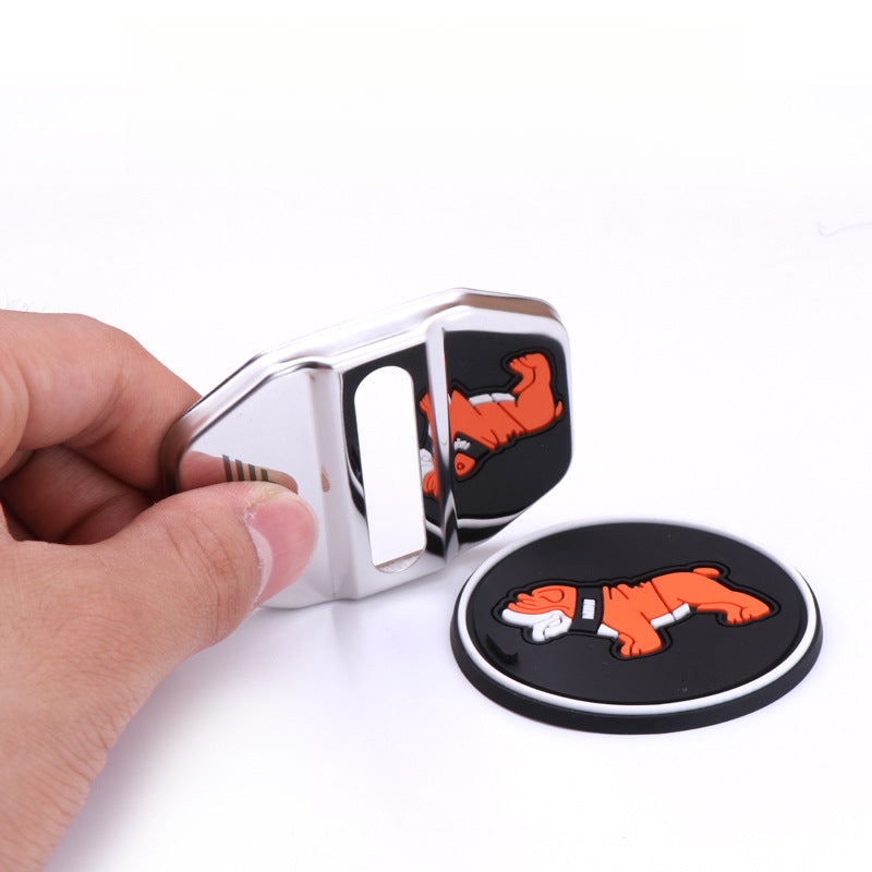 MINI Cooper Stainless Steel Door Lock Cover Trim – 3 Colors 2pcs Evfuns