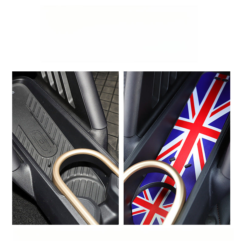 MINI J01 Leather Center Console & Door Slot Mats Evfuns