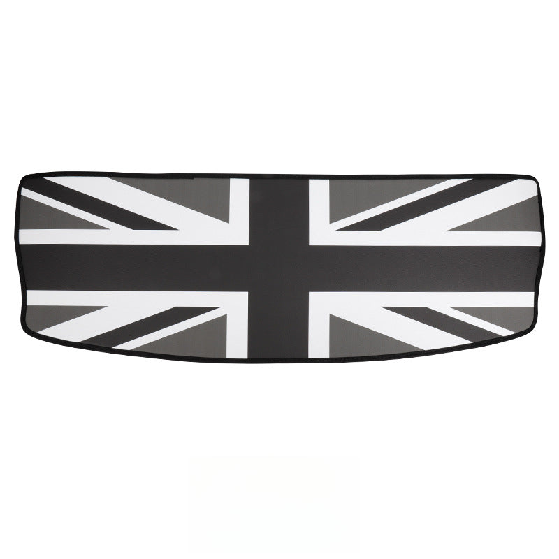 MINI J01 J05 ACEMAN Rear Trunk Privacy Cover & Leather Back Window Mat [Gray Rice] Suitable for U25 Evfuns