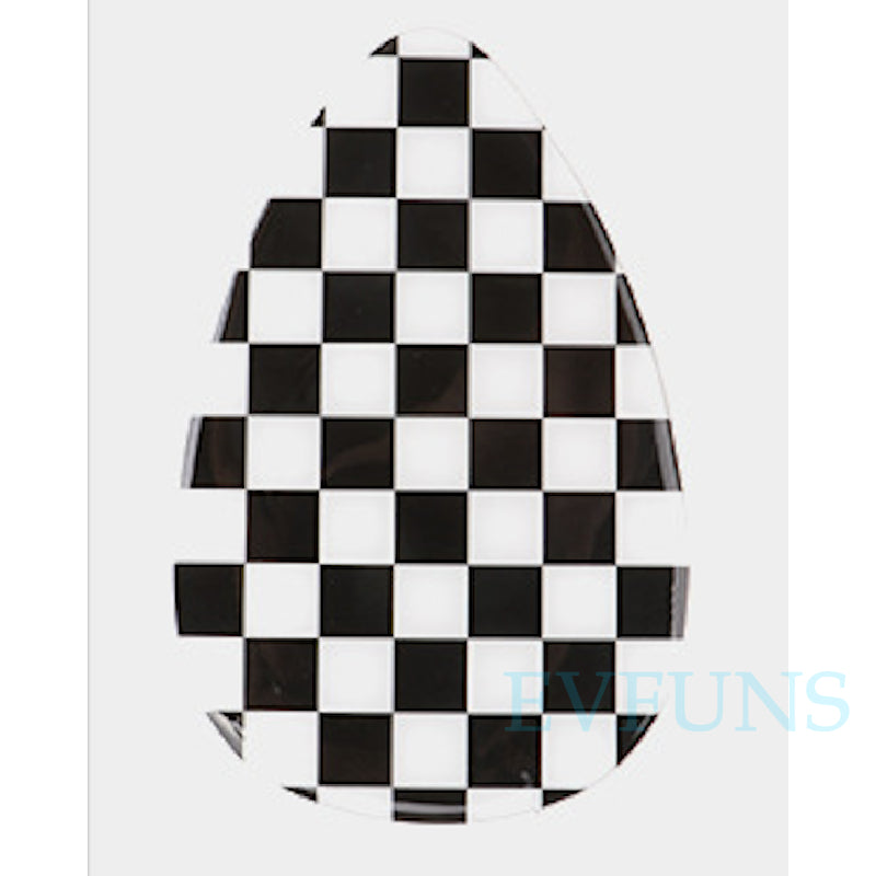 MINI Cooper F54/F55/F56 Center Air Vent Gel Sticker – Interior Trim Decoration Black and white plaid Evfuns