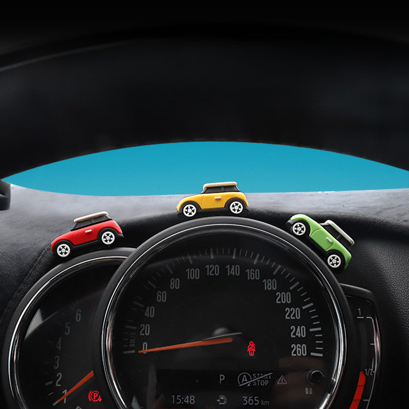 MINI Cooper Dashboard Silicone Ornament – Miniature Car Interior Decoration Evfuns