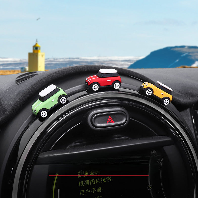 MINI Cooper Dashboard Silicone Ornament – Miniature Car Interior Decoration Evfuns