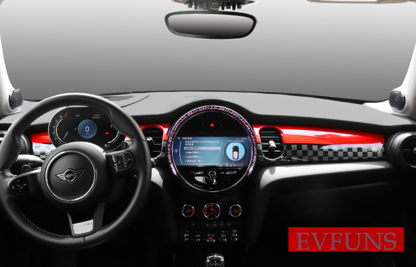 Dashboard Trim Panel Cover for MINI Cooper F55/F56/F57 Applicable to 21-22 F55/56/57 [JCW]] Evfuns