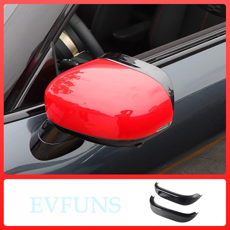 Electric MINI Mirror Visors – Rain & Sun Protection Shields black Evfuns