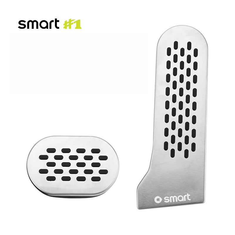 Smart # 1 Stainless Steel Pedal Covers | Brake & Accelerator Upgrade Smart #1 Throttle brake pedal [with standard