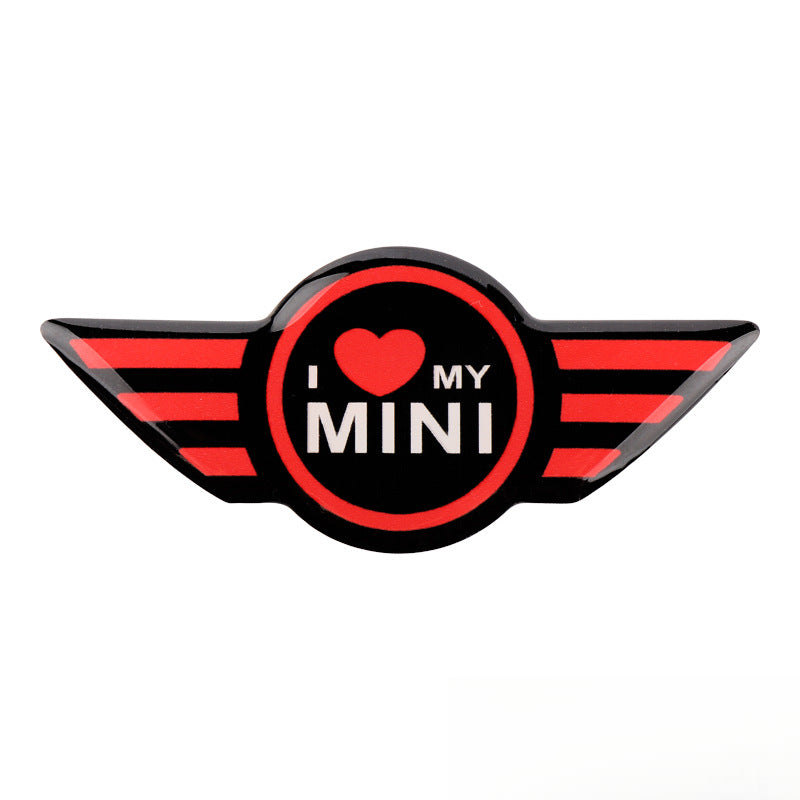 MINI Cooper Steering Wheel Logo Sticker – Scratch Cover & Styling Decal Evfuns