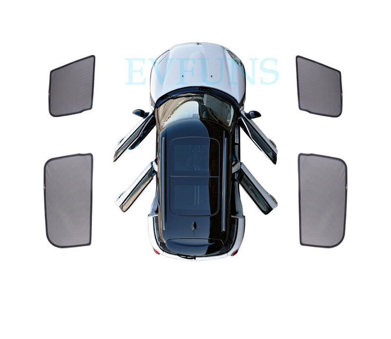 MINI Cooper Sunshade for F54 F55 F60 R60 – Magnetic Side Window Visor Evfuns
