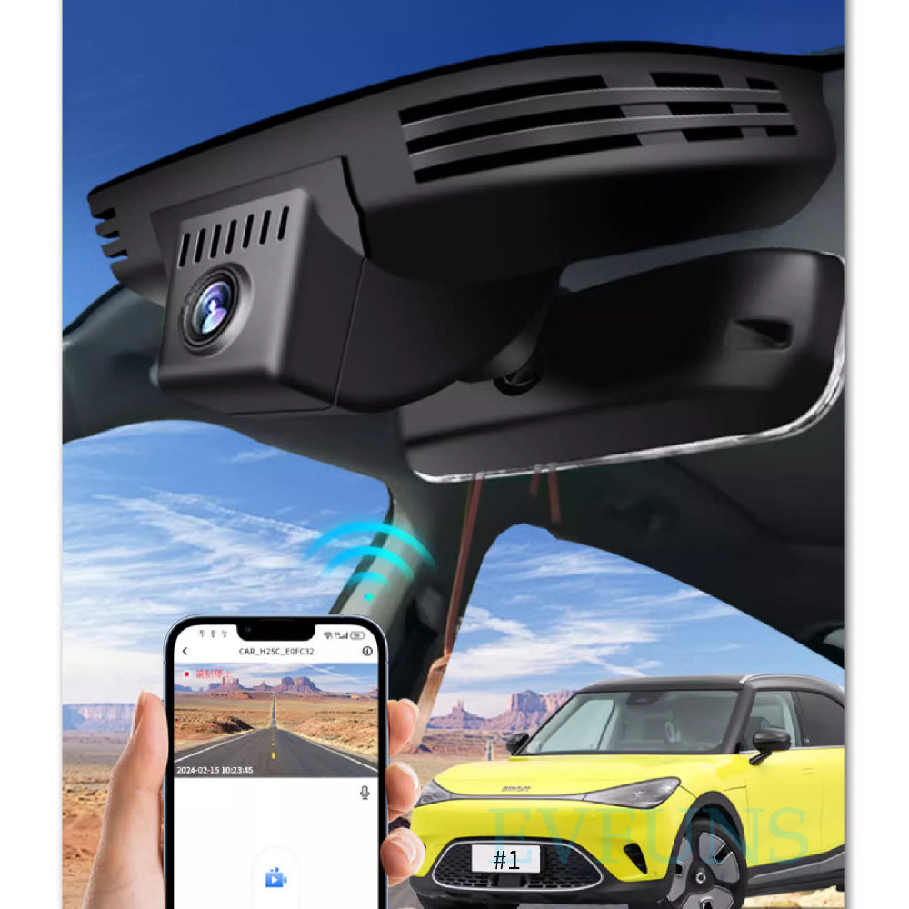 Smart # 1 Dedicated Dash Cam | OEM 4K 2K 1080P Plug & Play Evfuns
