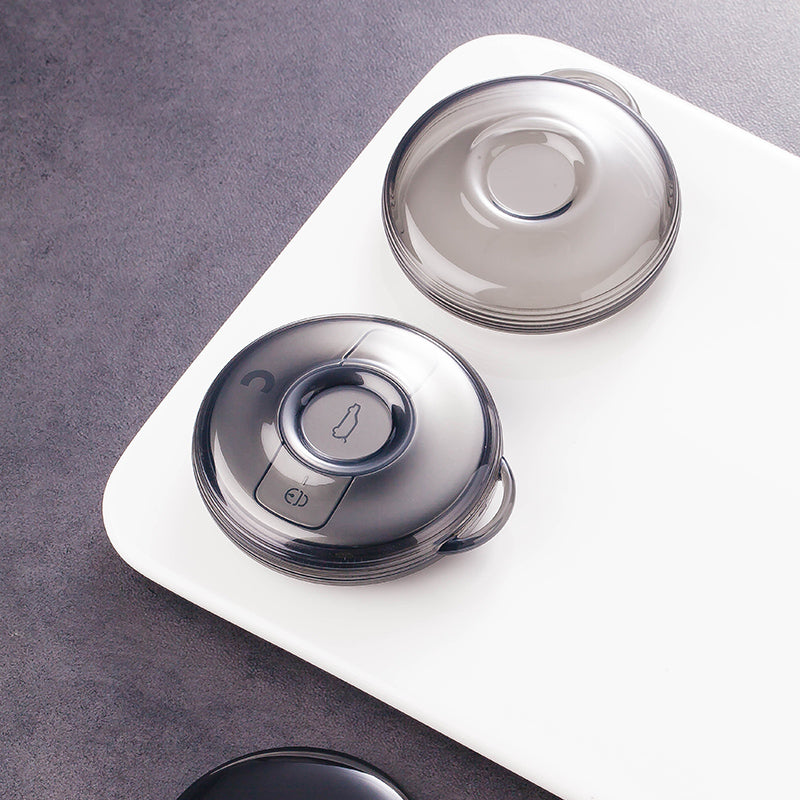 Translucent Black Soft Silicone Key Cover for Smart #1 #3