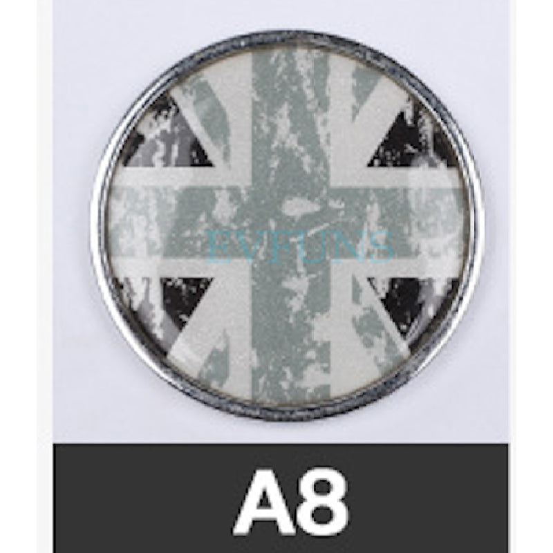 MINI Cooper Front Grille Emblem Badge – 3D Crystal Metal Decoration for All Models A8 Evfuns