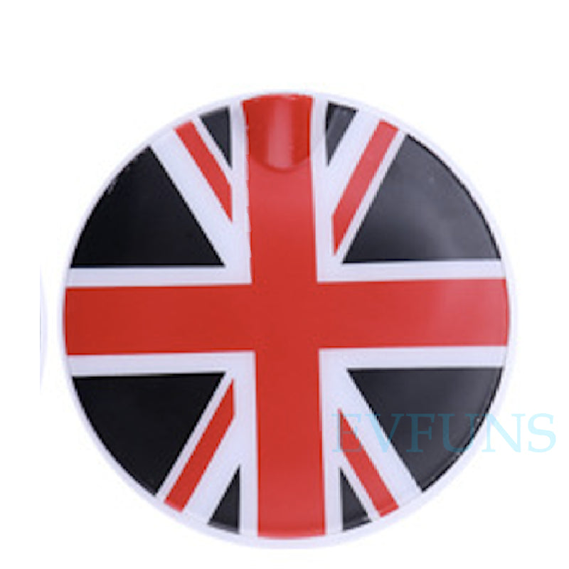 MINI Cooper F55/F56 Fuel Tank Cover Trim – 7 Styles ABS Decorative Cap Black and Red Union Flag Evfuns
