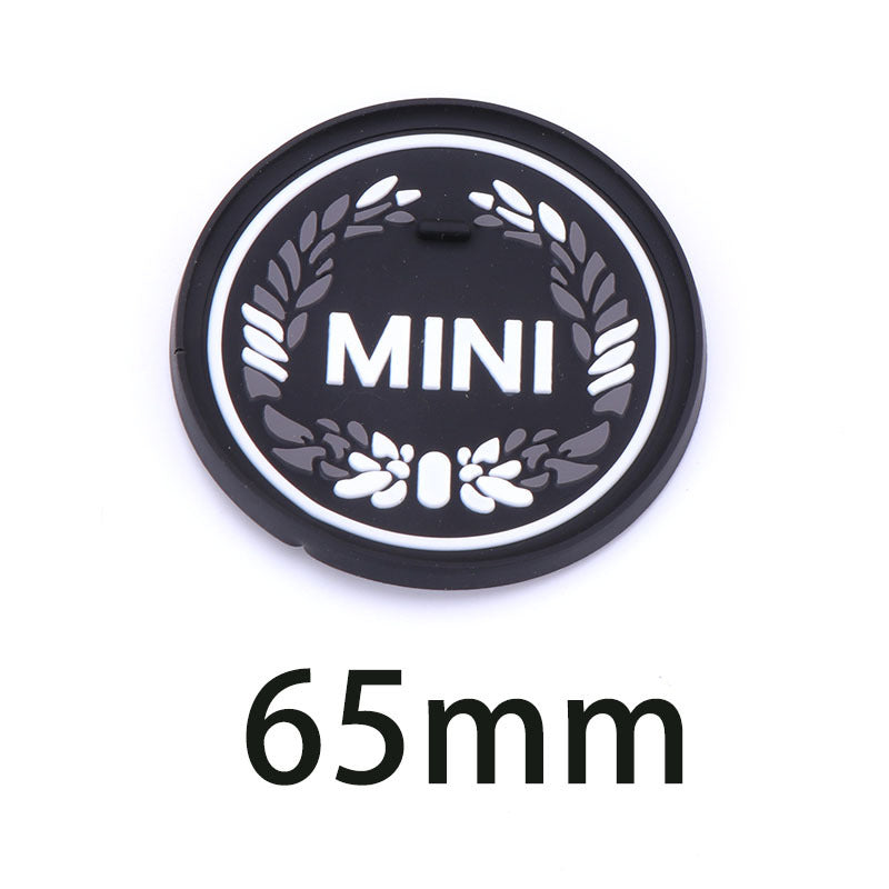 MINI Cooper F55 F56 F60 Cup Holder Anti-Slip Silicone Mat MINI standard model [65mm] Evfuns