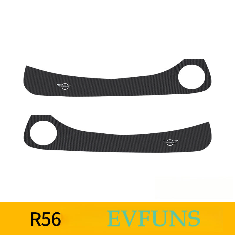 MINI Cooper Door Kick Protector Pads – R56/F55/F56/Countryman R56 door anti-kick pad (2-piece set) Evfuns