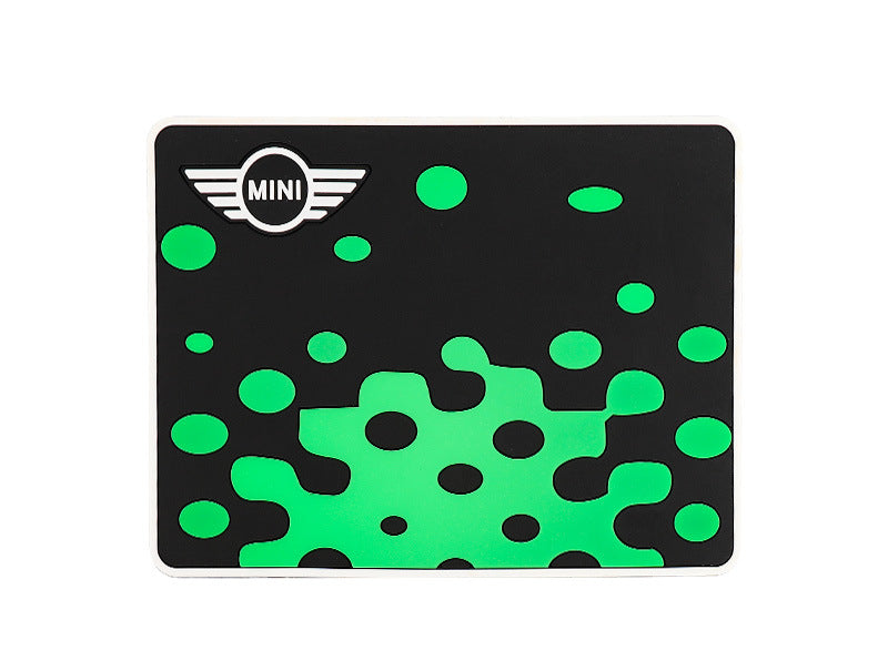 Car Dashboard Anti-Slip Mat – Heat Resistant & Sunproof Pad Green Wave Point Evfuns