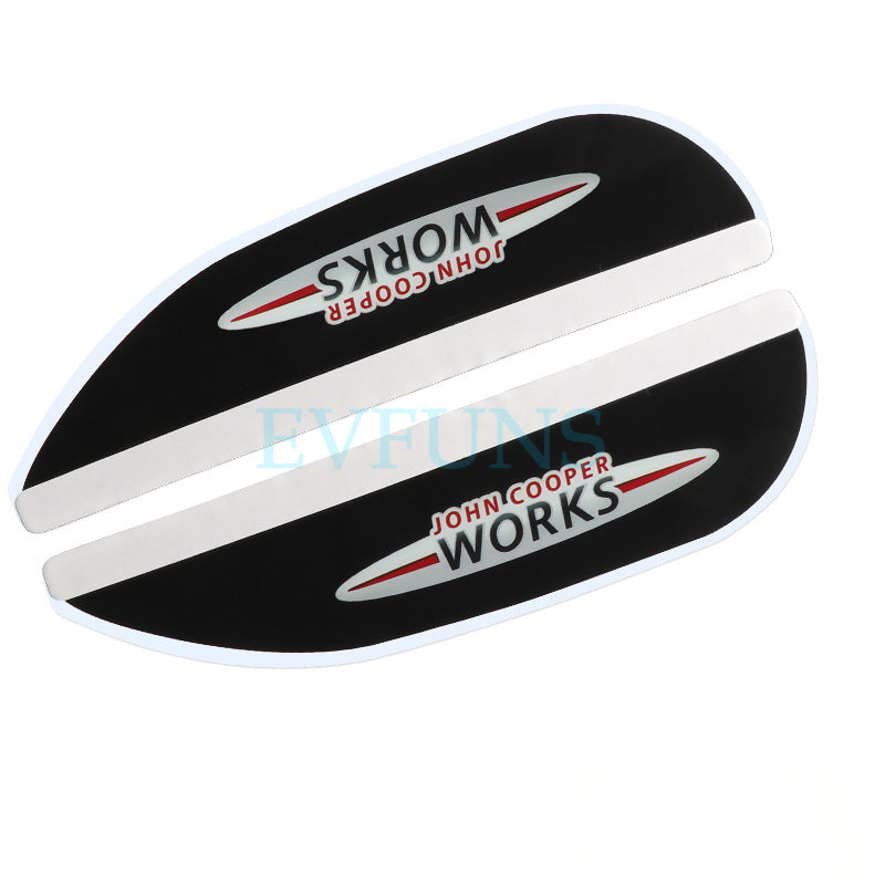 MINI Cooper Side Mirror Rain Guards – Rearview Visor Shields JCW model Evfuns