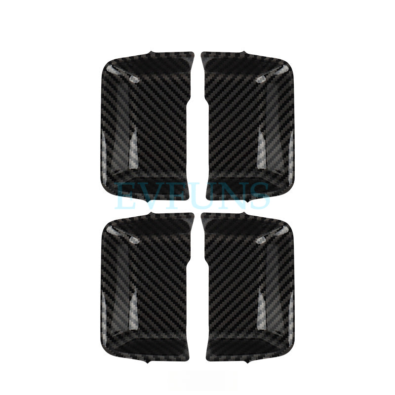 MINI U25 Electric Interior Door Handle Trim – EV Interior Upgrade [Carbon Fiber Pattern] U25 Exclusive Evfuns