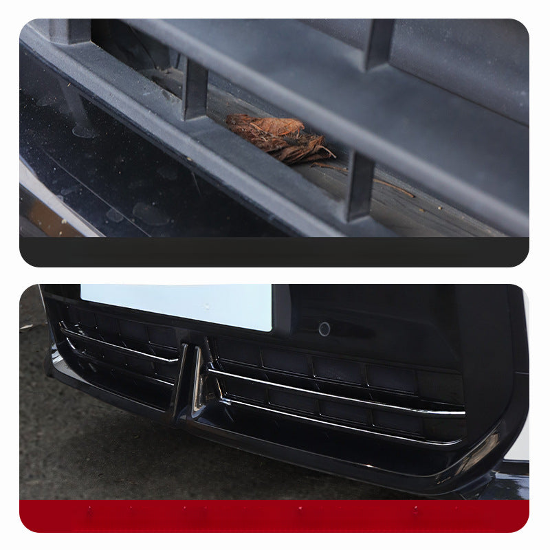 MINI J01 Front Grille Trim – Black Mesh Intake Vent Cover for EV Evfuns