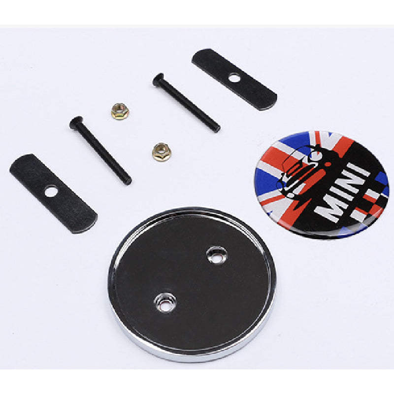MINI Cooper Front Grille Emblem Badge – 3D Crystal Metal Decoration for All Models Evfuns