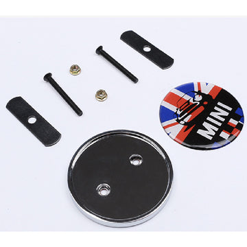 MINI Cooper Front Grille Emblem Badge – 3D Crystal Metal Decoration for All Models Evfuns
