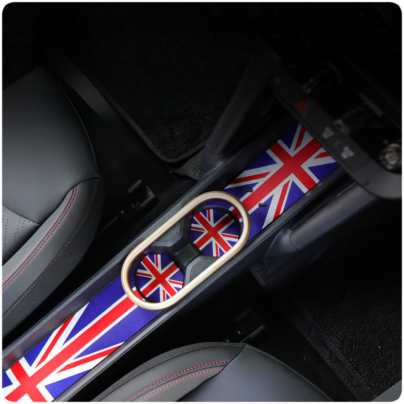 MINI J01 Leather Center Console & Door Slot Mats Evfuns