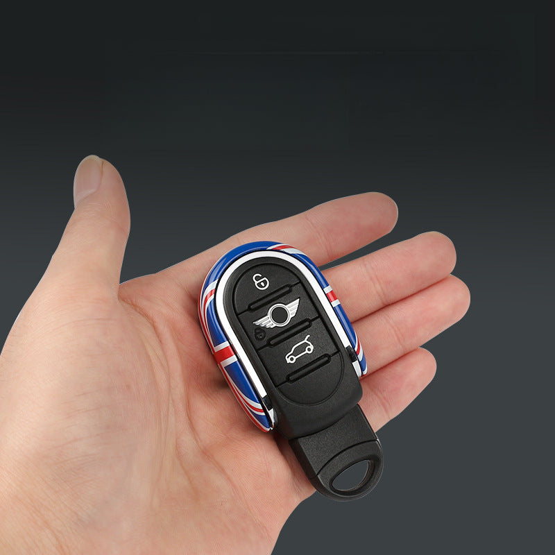 MINI Cooper Key Cover for F55 F56 F60 – Union Jack U-Shaped Key Shell Evfuns