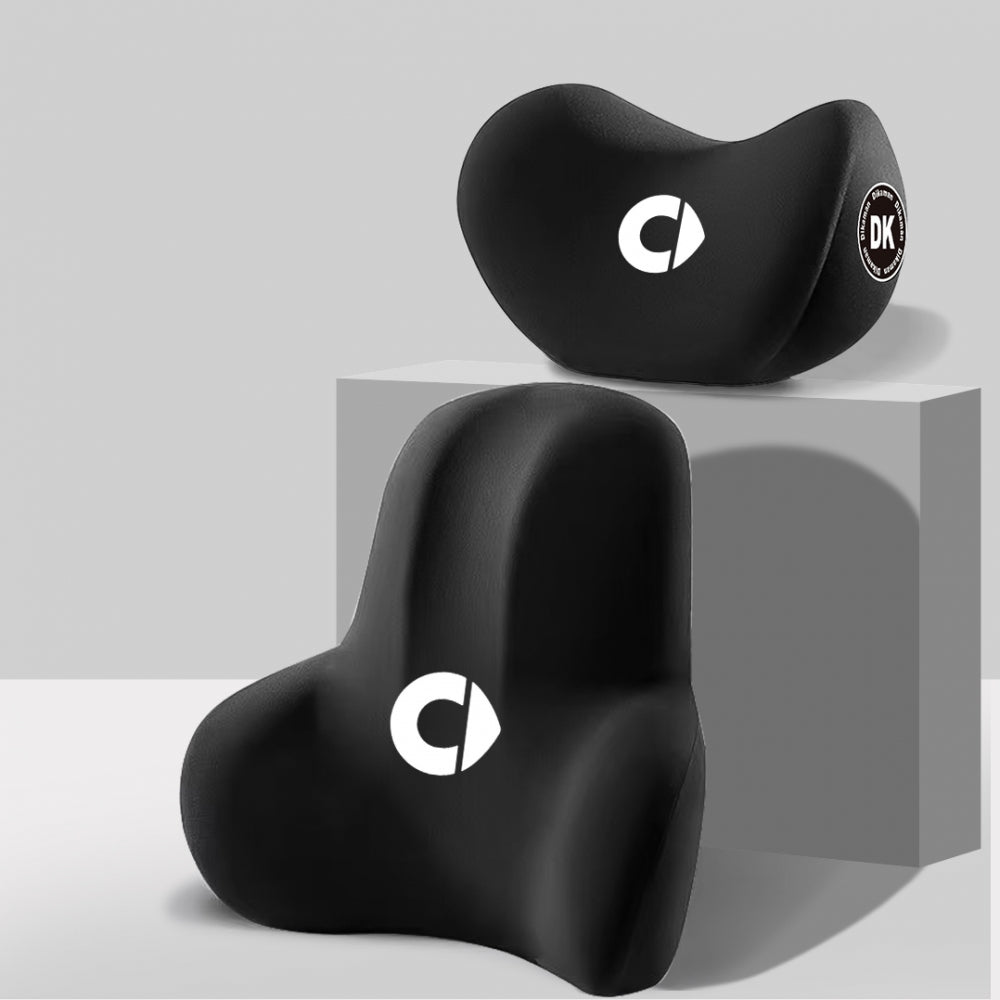 Smart # 1 # 3 # 5 Car Neck Pillow & Lumbar Support Cushion