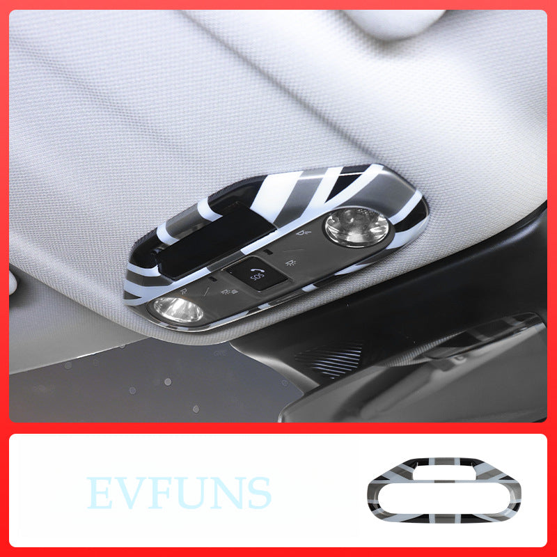 MINI EV J01/J05 Interior Reading Light Trim Cover Front Reading Light - Gray Rice Evfuns