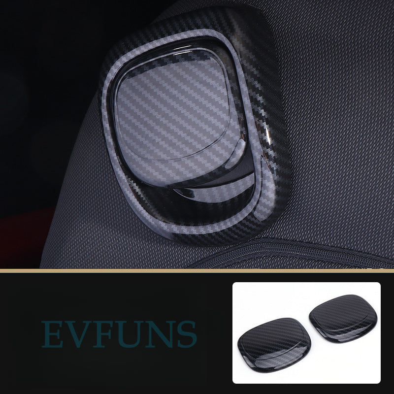 MINI Cooper F55/F56 Carbon Fiber Air Vent Trim – Interior Upgrade Cover F56 chair back handle inner cover pair Evfuns