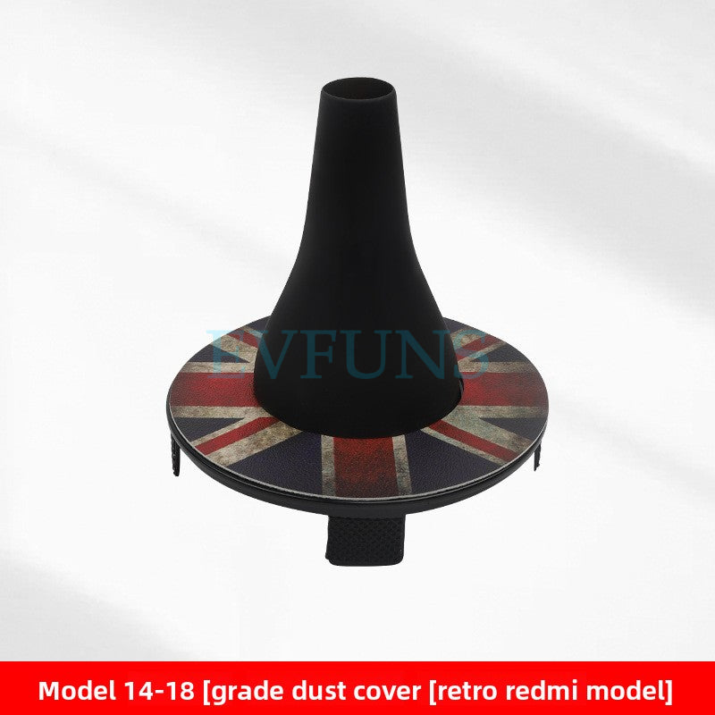 MINI Cooper Gear Shift Dust Cover – Interior Trim Protector 14-18 Model [Gear Dust Cover [Vintage Red Rice Model] Evfuns