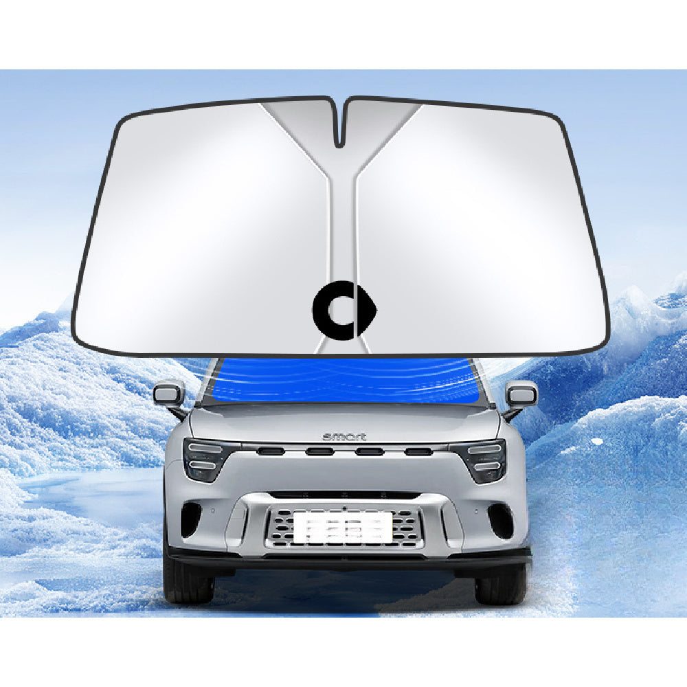 Smart # 5 Windshield Sunshade Umbrella | Heat Insulation Sun Block Cover Smart # 5 Sun Exposure Without Feeling Hot