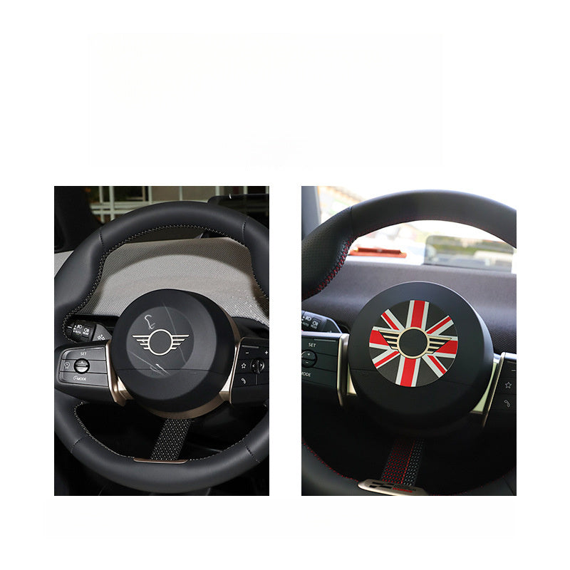 MINI J01/U25/F65 Steering Wheel Trim Sticker – Electric Interior Upgrade Evfuns