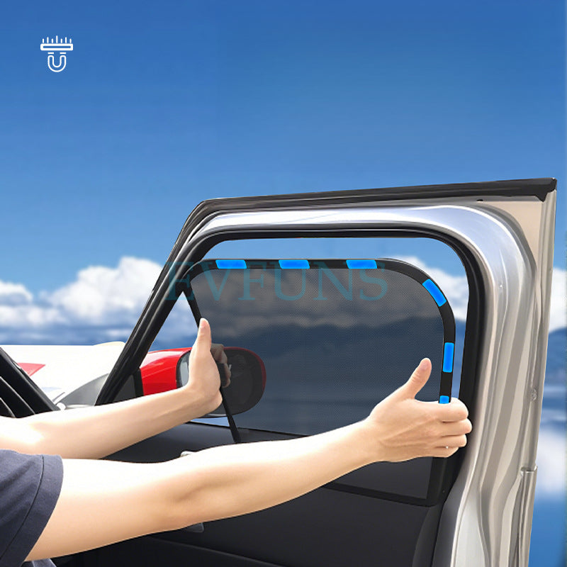 MINI U25 J05 Magnetic Sunshade – Side Window UV Protection Curtain Evfuns