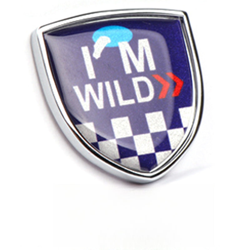 MINI Cooper Creative Metal Emblem Stickers – Universal Body/Window Badge English Gaelic Evfuns