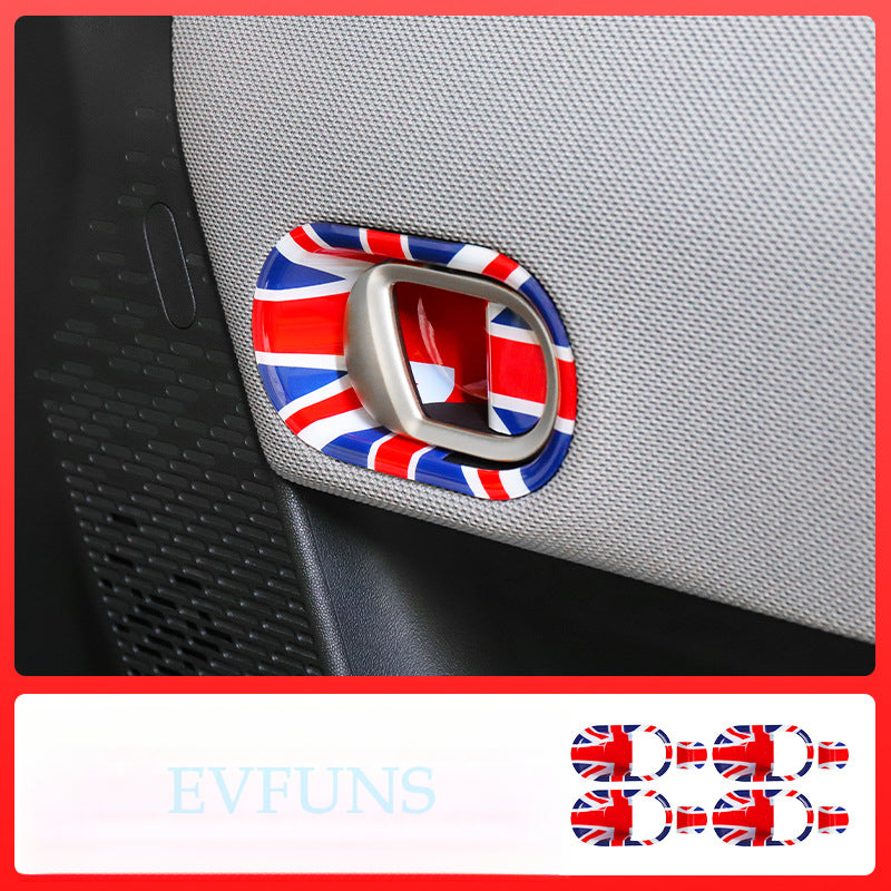 MINI F65/F66 Interior Door Handle Armrest Trim Cover Redmi 4 pack Evfuns