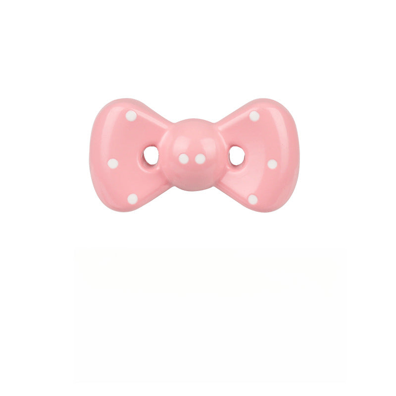 Cute Minnie Mickey Dashboard Ornament Pink Bow [Without Ears] Metal Style Evfuns